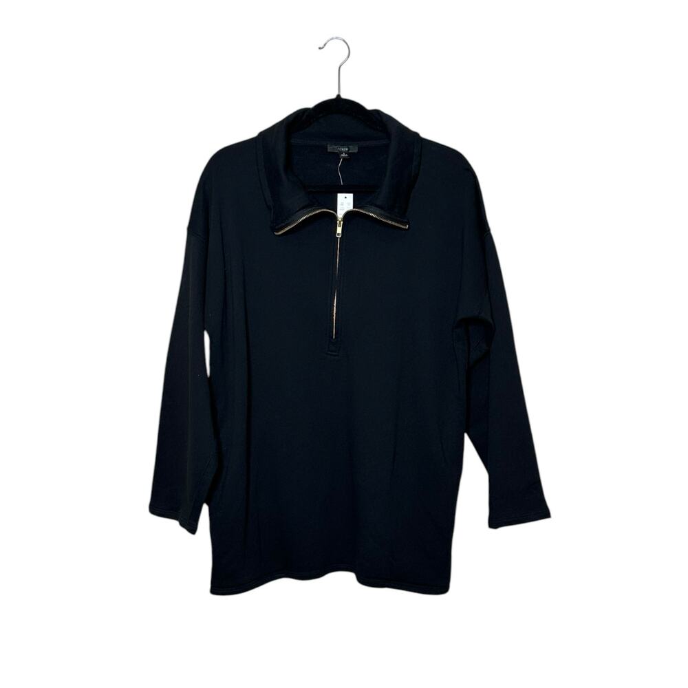 J. Crew black long sleeves pullover sweater size Small